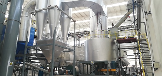 湖北興興環(huán)保石膏煅燒生産線進入投産階段(圖1)